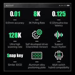 AJAZZ ALUX60 60% Tri - Mode Mechanical Keyboard - KeyArtisan