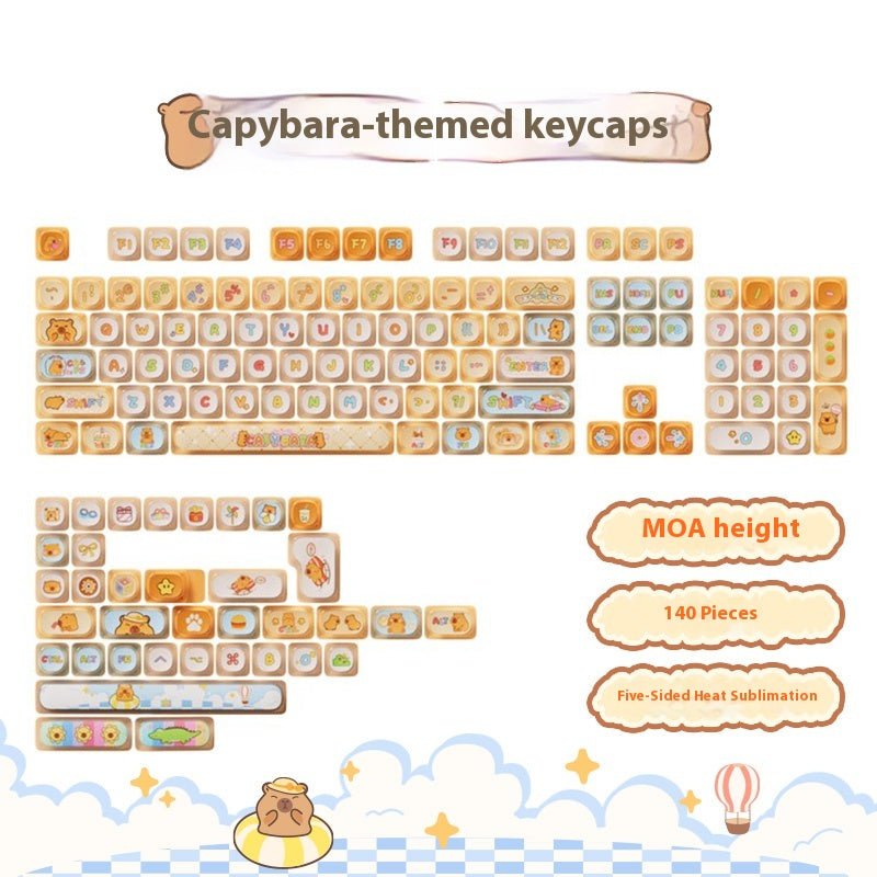 AKKO Capybara Theme Keycap Set - KeyArtisan