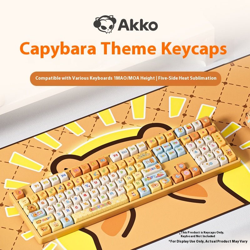AKKO Capybara Theme Keycap Set - KeyArtisan