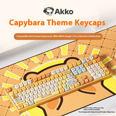 AKKO Capybara Theme Keycap Set - KeyArtisan