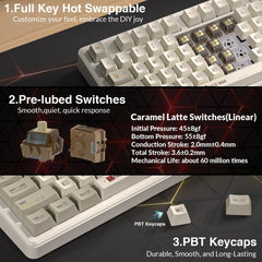 AULA L99 Smart-Screen Mechanical Keyboard - KeyArtisan