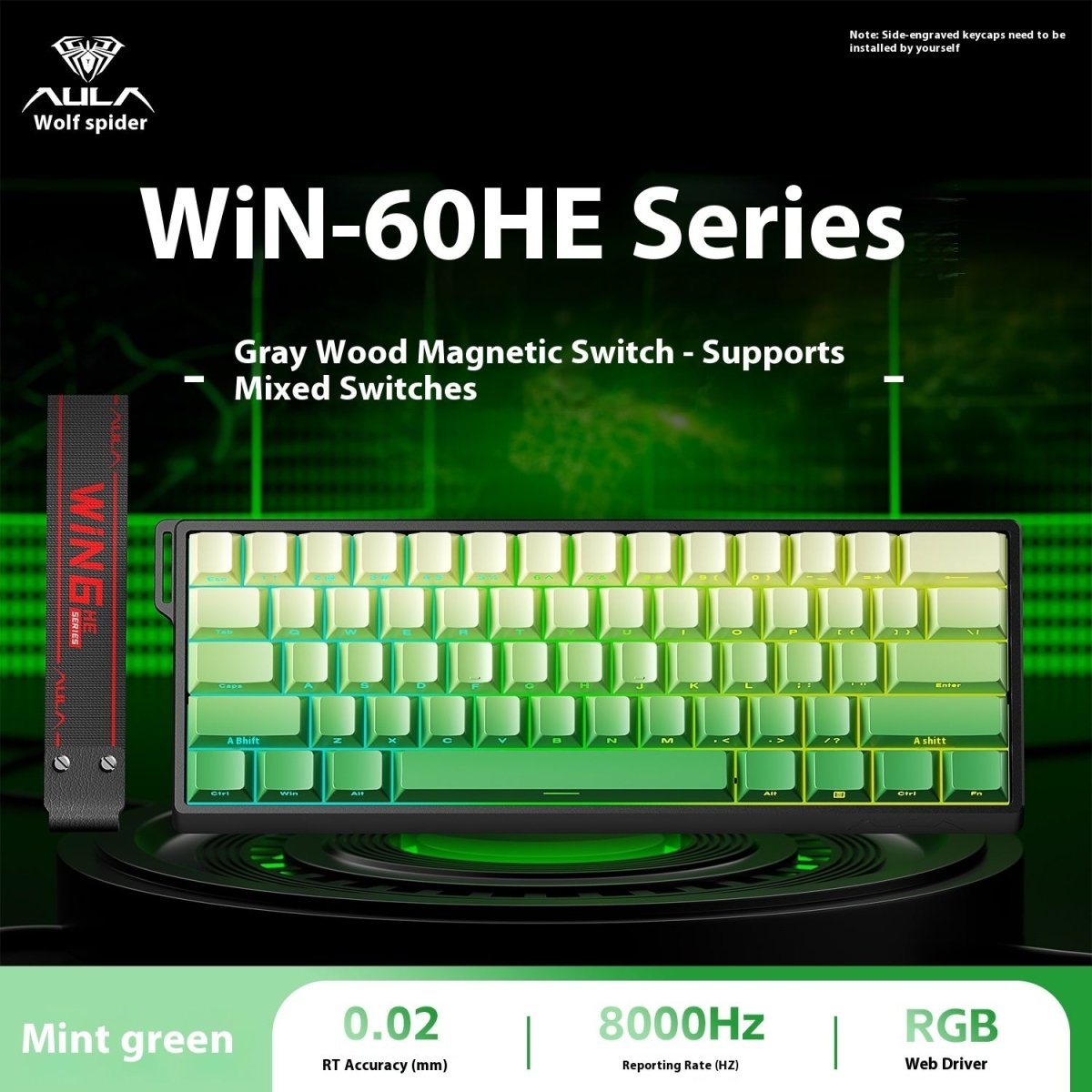 AULA WIN60 HE Series 60% Mechanical Keyboard - KeyArtisan