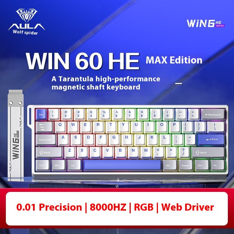 AULA WIN60 HE Series 60% Mechanical Keyboard - KeyArtisan