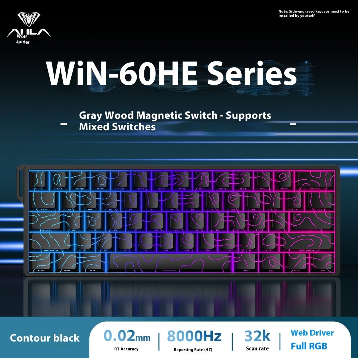 AULA WIN60 HE Series 60% Mechanical Keyboard - KeyArtisan