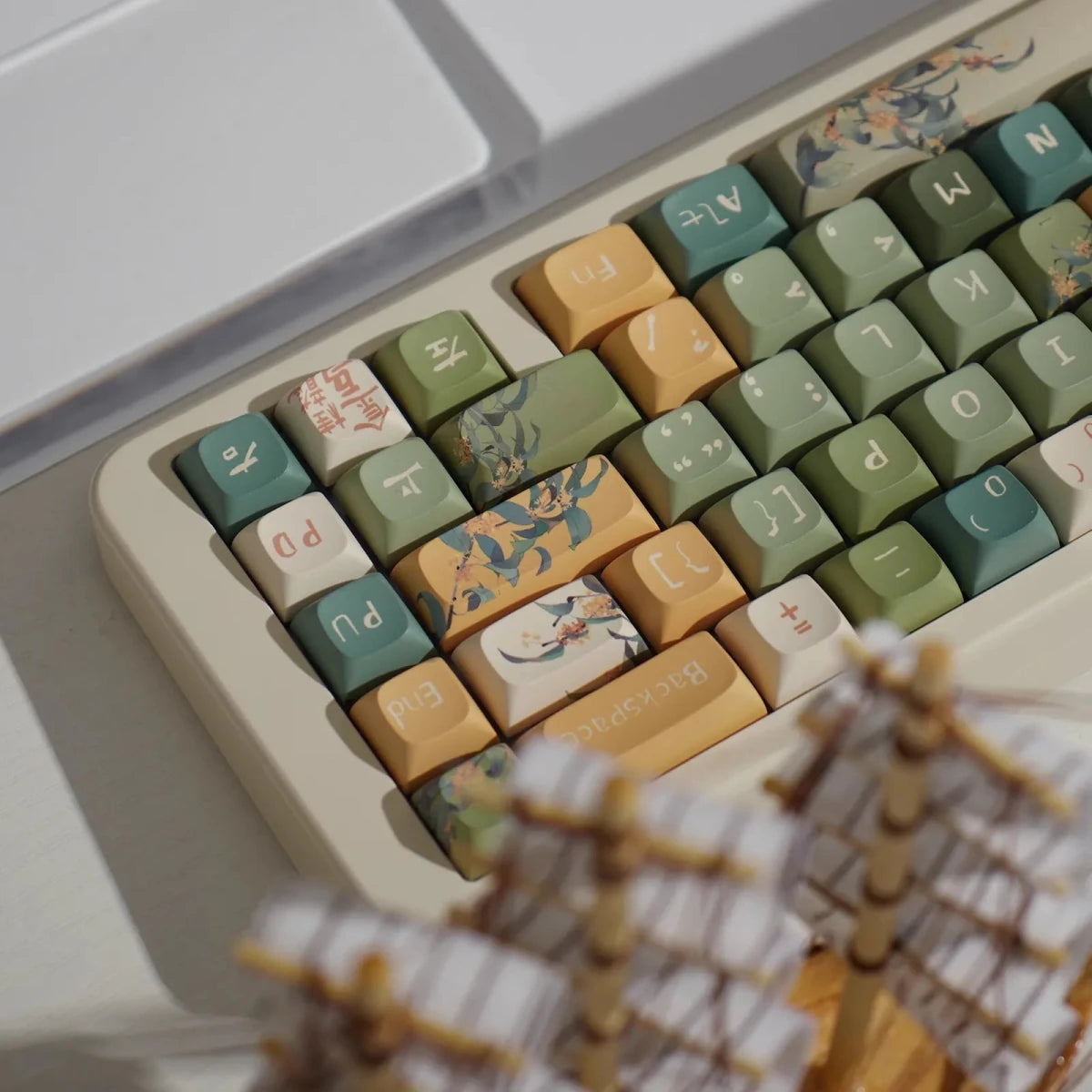 Autumn Garden Theme Keycap Set - KeyArtisan
