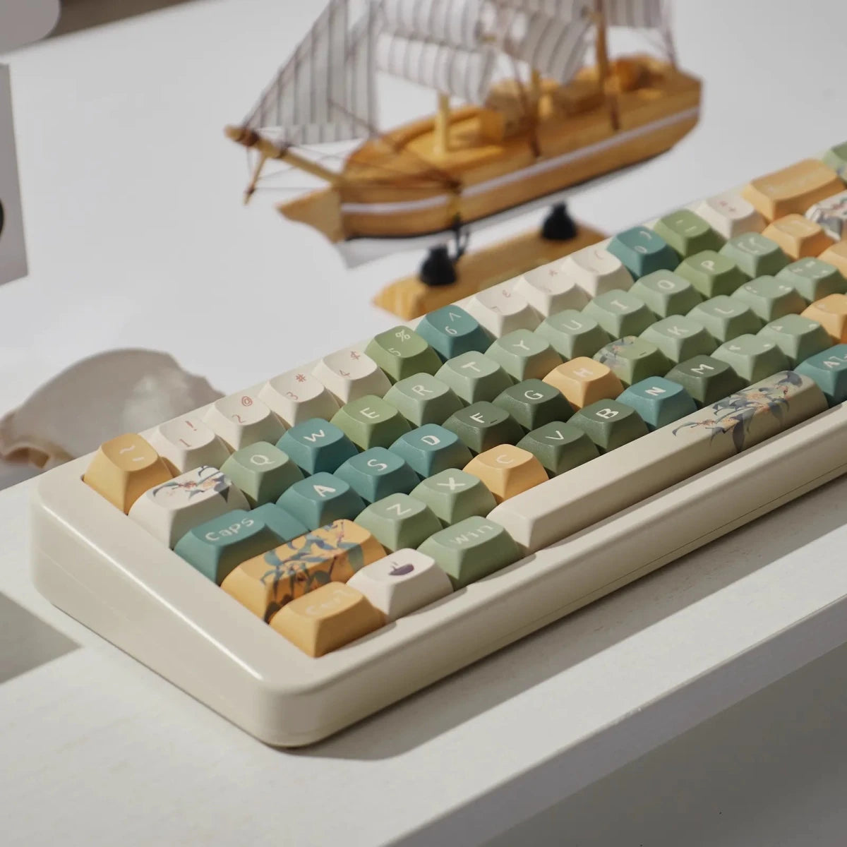 Autumn Garden Theme Keycap Set - KeyArtisan