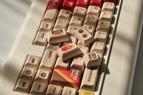 [In Stock] Vintage 1970 PBT Keycap Set