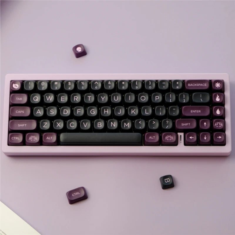 Black Lotus Theme PBT MOA Keycap Set - KeyArtisan