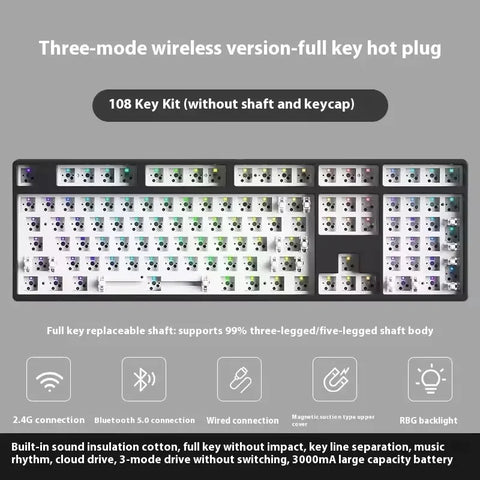 Noppoo F108 Barebones Mechanical Keyboard Kit