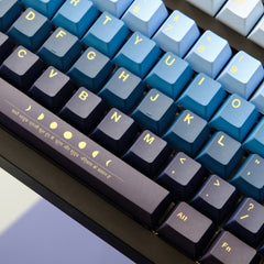 Blue Moonrise Theme Gradient Keycap Set - KeyArtisan