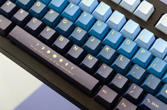 Blue Moonrise Theme Gradient Keycap Set - KeyArtisan