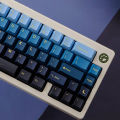 Blue Moonrise Theme Gradient Keycap Set - KeyArtisan