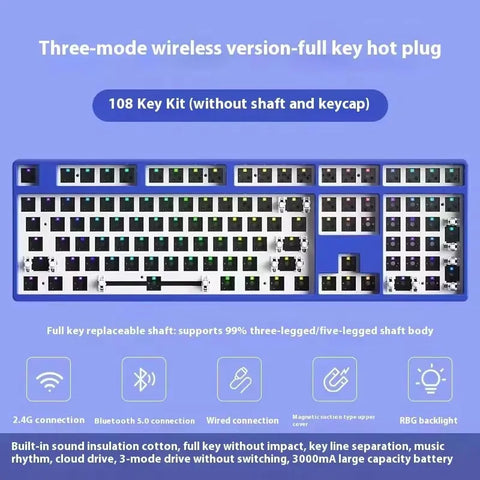 Noppoo F108 Barebones Mechanical Keyboard Kit
