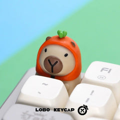 Capybara Theme 3D Artisan Resin Keycap - KeyArtisan