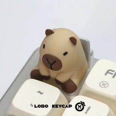 Capybara Theme 3D Artisan Resin Keycap - KeyArtisan