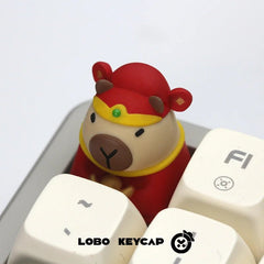 Capybara Theme 3D Artisan Resin Keycap - KeyArtisan