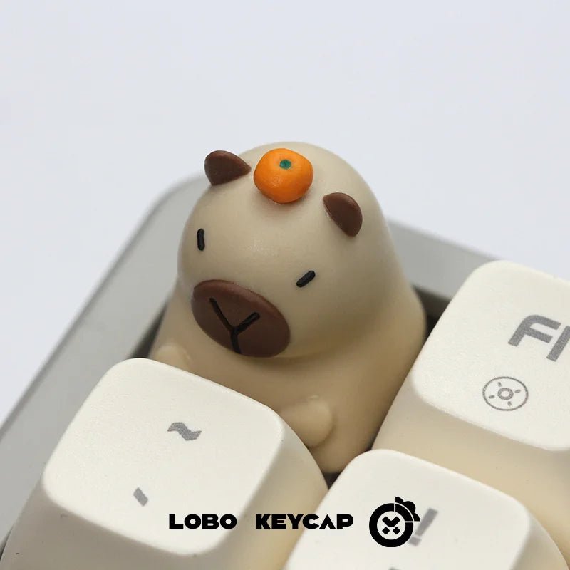 Capybara Theme 3D Artisan Resin Keycap - KeyArtisan