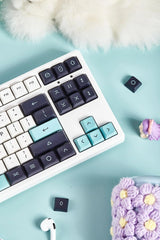 Classic Blue Electro Theme PBT XDA Keycap Set - KeyArtisan