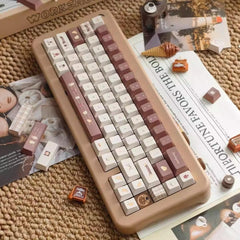 Coffee Bunny Theme Artisan Keycap Set - KeyArtisan
