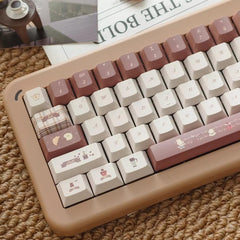 Coffee Bunny Theme Artisan Keycap Set - KeyArtisan