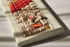 Cool 1970 Theme Retro Vintage Keycap Set - KeyArtisan