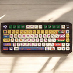 Cool American Retro Theme Graffiti Artisan Keycap Set - KeyArtisan