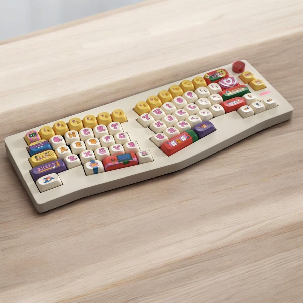 Cool American Retro Theme Graffiti Artisan Keycap Set - KeyArtisan