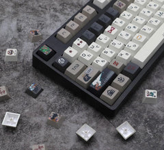 Cool Anime Inspired Japanese Keycap Set - KeyArtisan