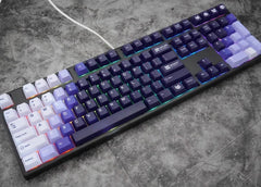 Cool Artlife Theme Purple Gradient Keycap Set - KeyArtisan