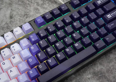 Cool Artlife Theme Purple Gradient Keycap Set - KeyArtisan