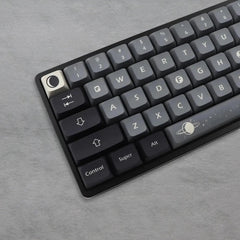 Cool Black Apollo Theme PBT XDA Keycap Set - KeyArtisan