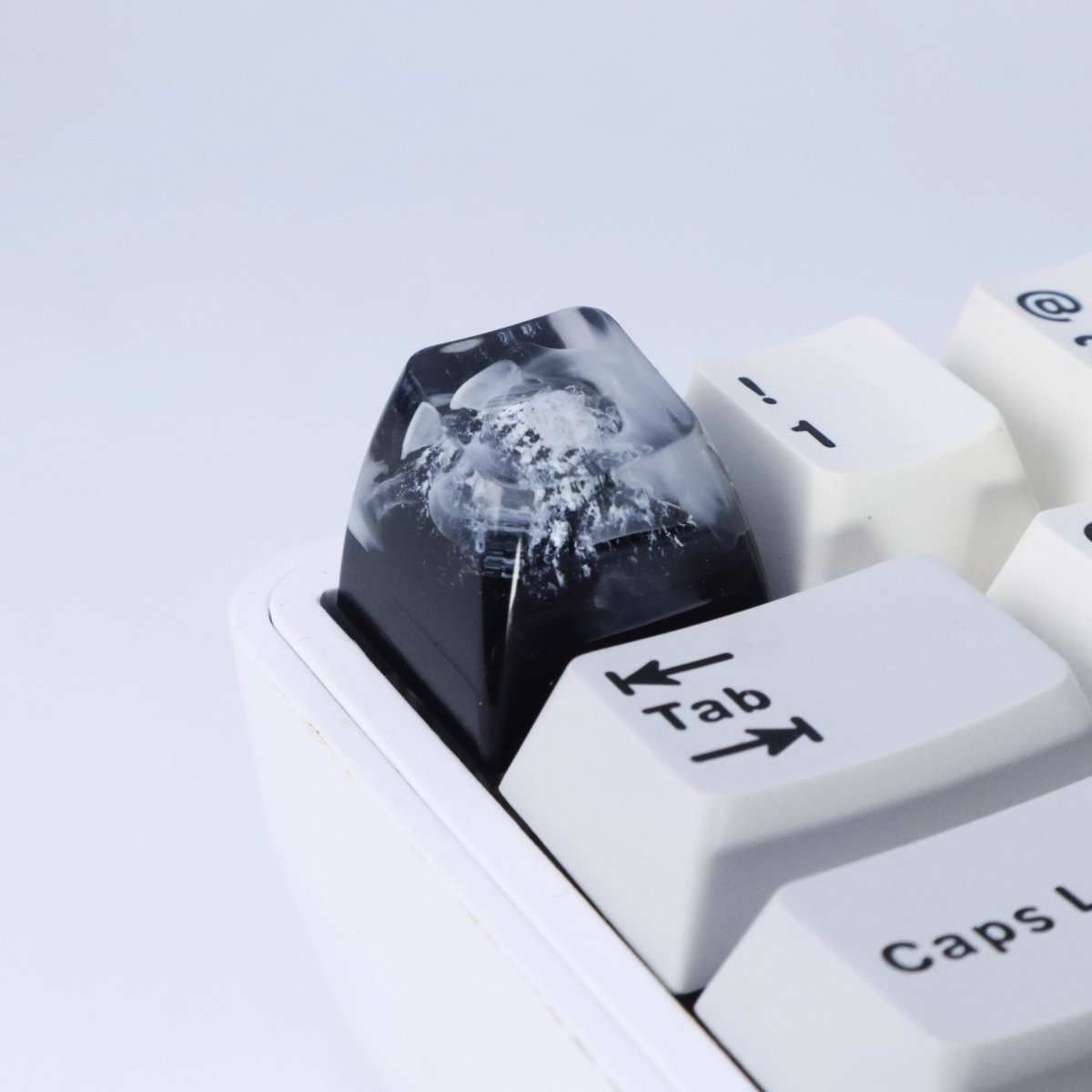 Cool Black Fuji Mountain Artisan Resin Keycap - KeyArtisan