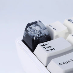 Cool Black Fuji Mountain Artisan Resin Keycap - KeyArtisan