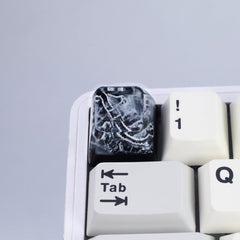Cool Black Fuji Mountain Artisan Resin Keycap - KeyArtisan