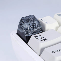 Cool Black Fuji Mountain Artisan Resin Keycap - KeyArtisan