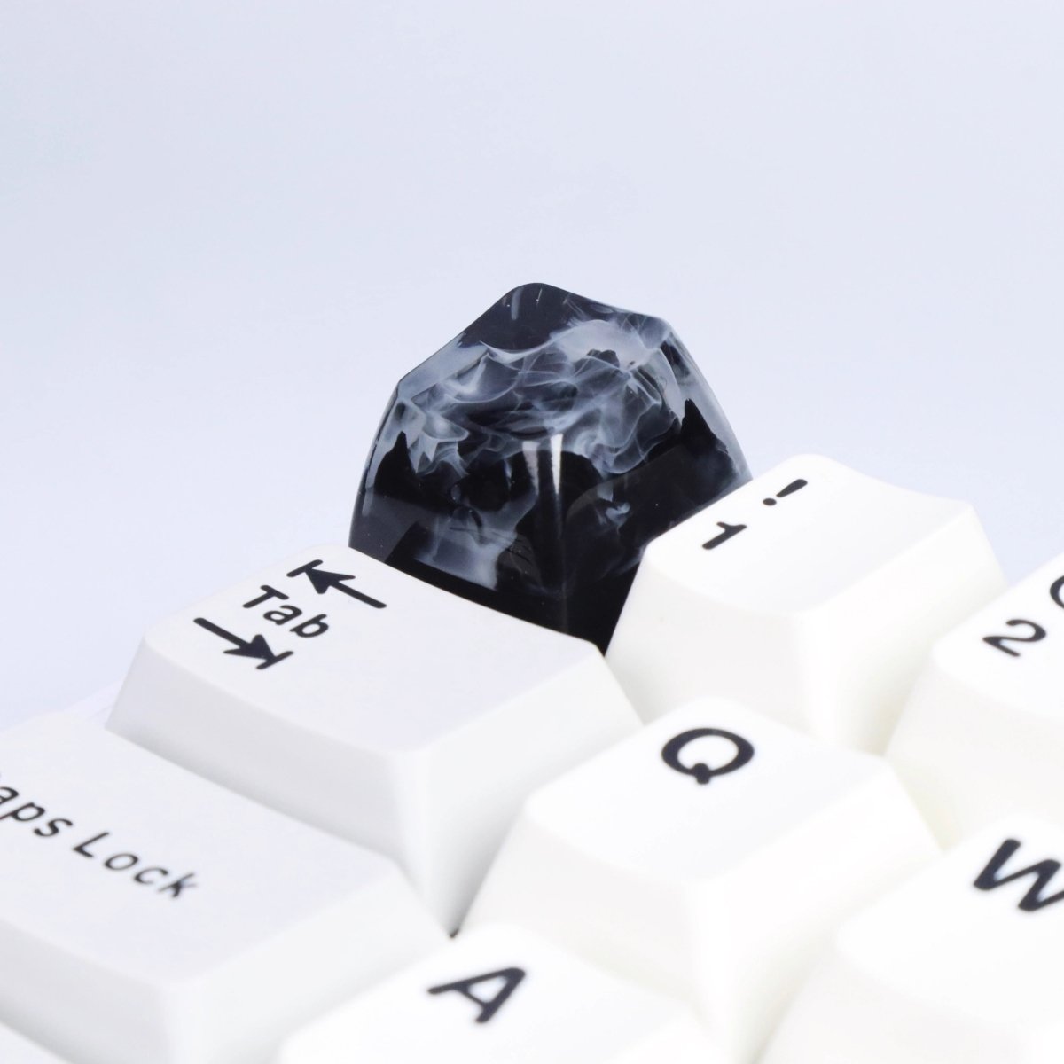 Cool Black Fuji Mountain Artisan Resin Keycap - KeyArtisan