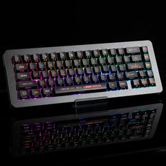 Cool Black Nightwalker PBT Backlit Keycap Set - KeyArtisan