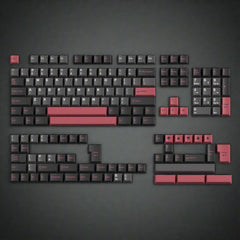 Cool Black & Red Evil Dolch Theme Keycap Set - KeyArtisan
