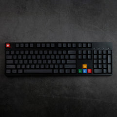Cool Black Simple Minimalist Keycap Set - KeyArtisan