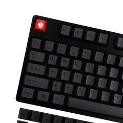 Cool Black Simple Minimalist Keycap Set - KeyArtisan
