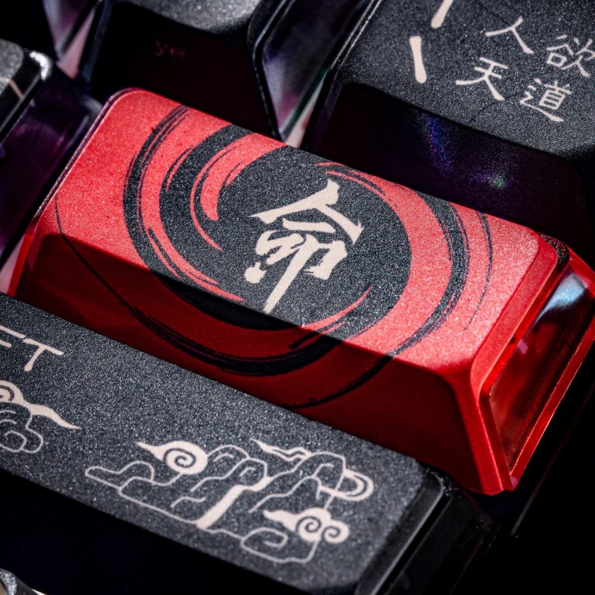 Cool Black Sun Wukong Theme Keycap Set - KeyArtisan