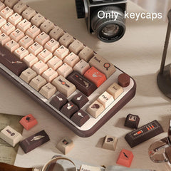 Cool Brown Detective Theme Artisan Keycap Set - KeyArtisan