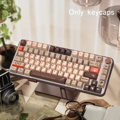 Cool Brown Detective Theme Artisan Keycap Set - KeyArtisan
