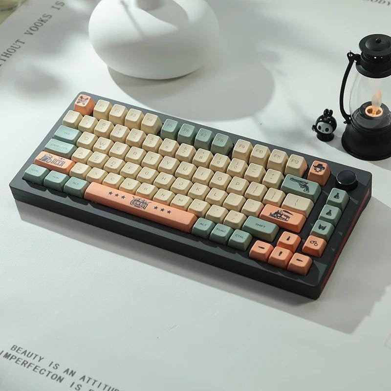 Cool Cowboy Theme Keycap Set - KeyArtisan