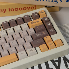 Cool Cozy Coffee Theme Keycap Set - KeyArtisan