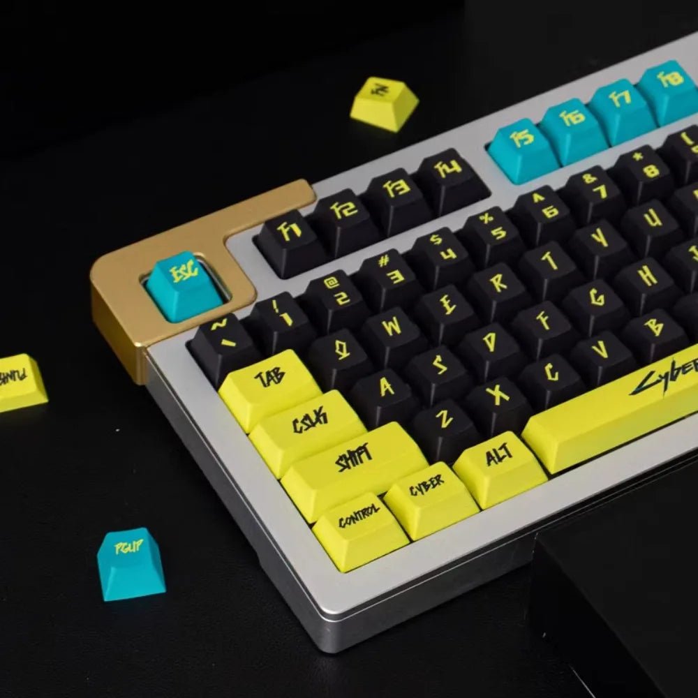 Cool Cyberpunk Theme Artisan Keycap Set - KeyArtisan