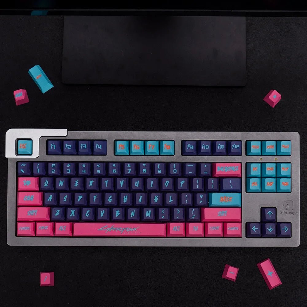 Cool Cyberpunk Theme Artisan Keycap Set - KeyArtisan