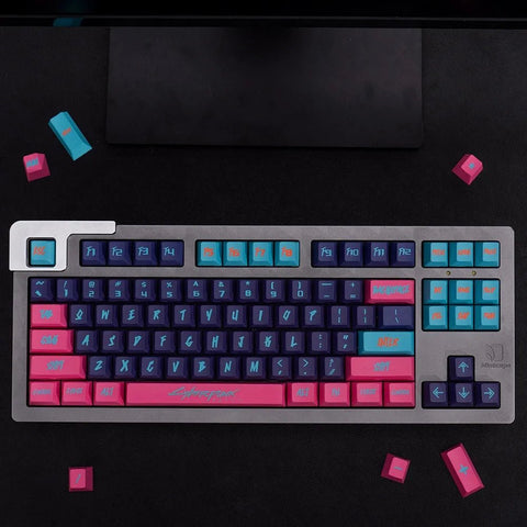 Cool Cyberpunk Theme Artisan Keycap Set - KeyArtisan