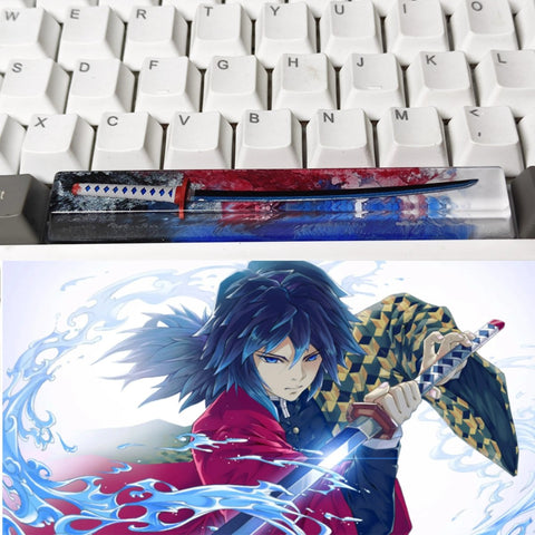 Cool Demon Slayer Resin 6.25u Spacebar Keycap - KeyArtisan