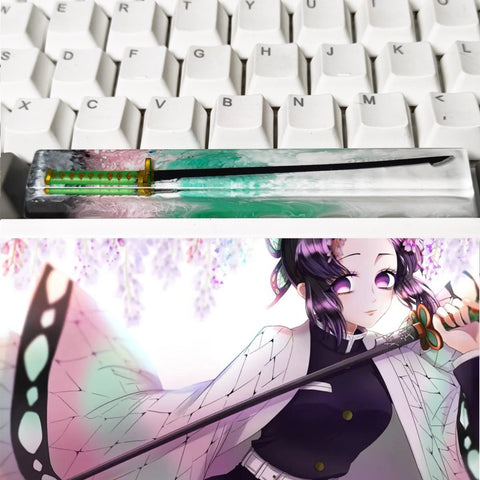 Cool Demon Slayer Resin 6.25u Spacebar Keycap - KeyArtisan